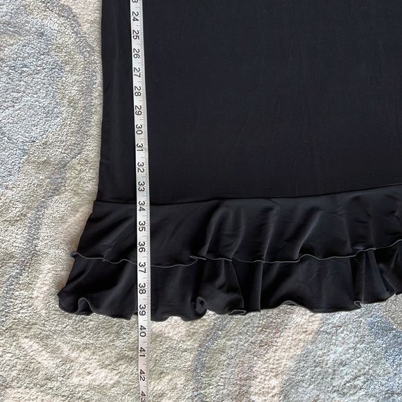 Joseph Ribkoff Black & White Midi Dress - Picture 6 of 10